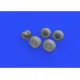 Eduard 648326 1/48 Su-34 wheels Brassin for Aircraft