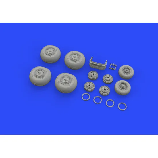 Eduard 648326 1/48 Su-34 wheels Brassin for Aircraft