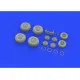 Eduard 648326 1/48 Su-34 wheels Brassin for Aircraft