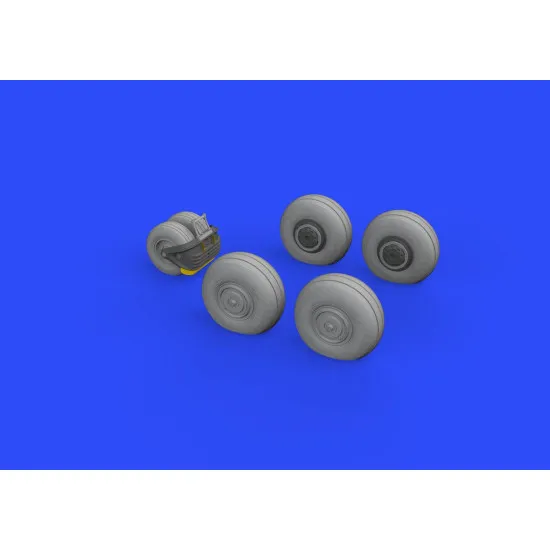 Eduard 648326 1/48 Su-34 wheels Brassin for Aircraft