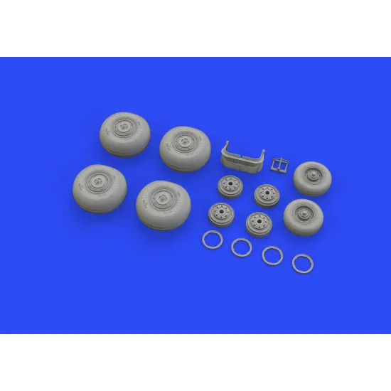 Eduard 648326 1/48 Su-34 wheels Brassin for Aircraft