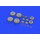 Eduard 648326 1/48 Su-34 wheels Brassin for Aircraft