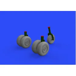 Eduard 648328 1/48 He 219 wheels Brassin for Aircraft