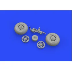 Eduard 648335 1/48 P-51D wheels Brassin for Aircraft