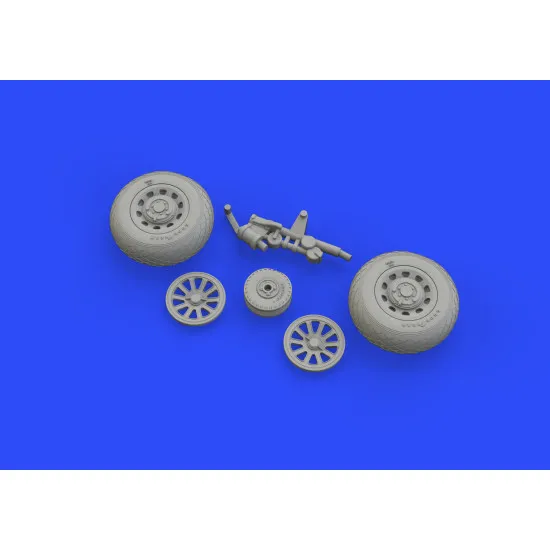 Eduard 648335 1/48 P-51D wheels Brassin for Aircraft