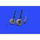 Eduard 648335 1/48 P-51D wheels Brassin for Aircraft
