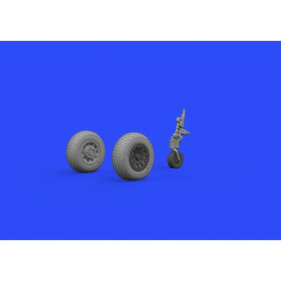 Eduard 648335 1/48 P-51D wheels Brassin for Aircraft
