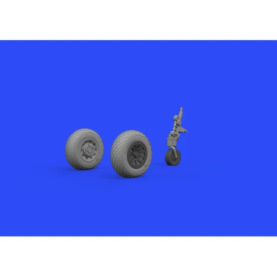 Eduard 648335 1/48 P-51D wheels Brassin for Aircraft