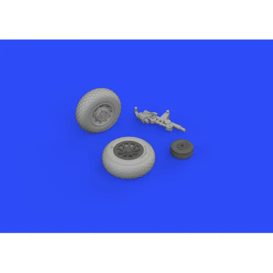 Eduard 648335 1/48 P-51D wheels Brassin for Aircraft