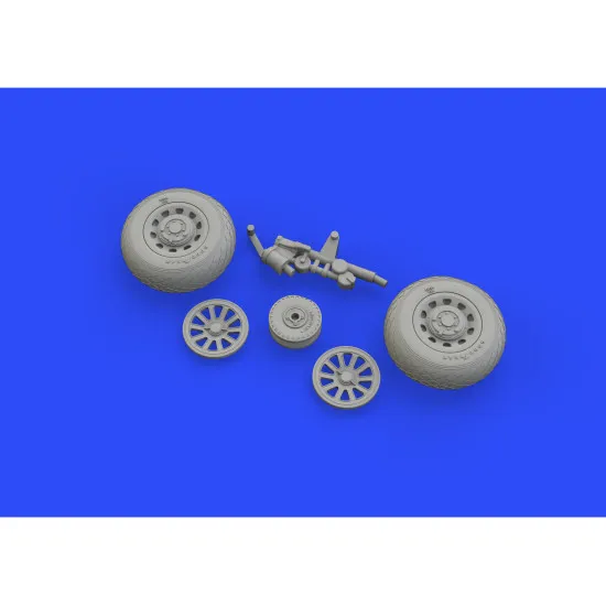 Eduard 648335 1/48 P-51D wheels Brassin for Aircraft