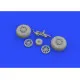 Eduard 648335 1/48 P-51D wheels Brassin for Aircraft