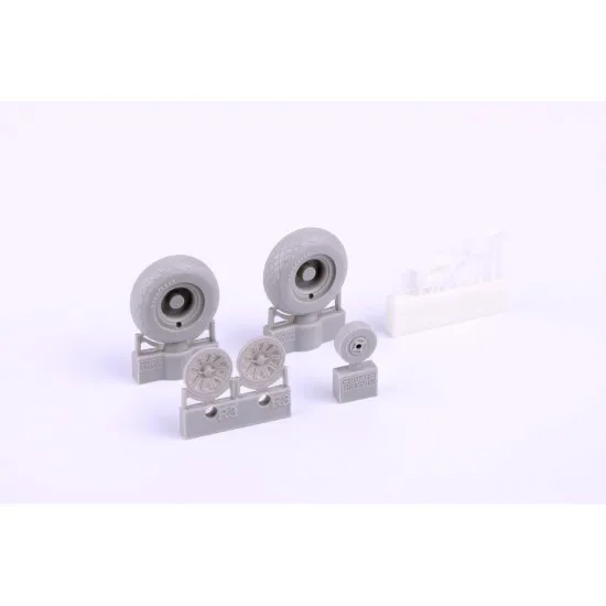 Eduard 648335 1/48 P-51D wheels Brassin for Aircraft