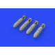 Eduard 648368 1/48 British 500lb bombs Brassin for Aircraft