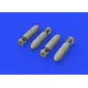 Eduard 648368 1/48 British 500lb bombs Brassin for Aircraft
