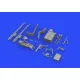 Eduard 648372 1/48 Pe-2 UBT guns Brassin for Aircraft
