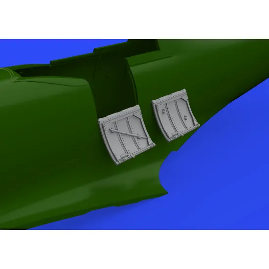 Eduard 648380 1/48 Spitfire Mk.VIII / IX cockpit door Brassin for Aircraft