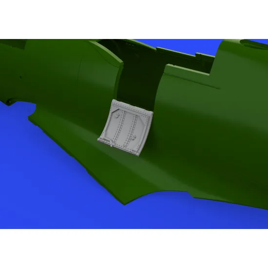 Eduard 648380 1/48 Spitfire Mk.VIII / IX cockpit door Brassin for Aircraft