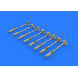 Eduard 648394 1/48 British Rocket Projectiles RP-3 60lb S.A.P. Brassin for Aircraft