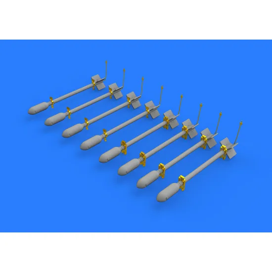 Eduard 648394 1/48 British Rocket Projectiles RP-3 60lb S.A.P. Brassin for Aircraft