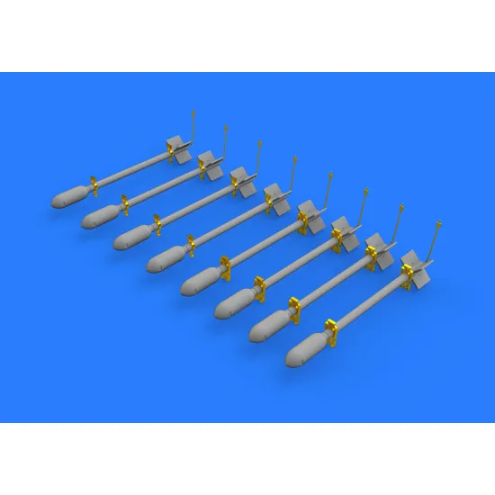 Eduard 648394 1/48 British Rocket Projectiles RP-3 60lb S.A.P. Brassin for Aircraft