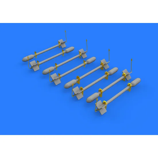 Eduard 648394 1/48 British Rocket Projectiles RP-3 60lb S.A.P. Brassin for Aircraft