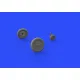Eduard 648400 1/48 Bf 109G-6 wheels Brassin for Aircraft