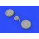 Eduard 648400 1/48 Bf 109G-6 wheels Brassin for Aircraft