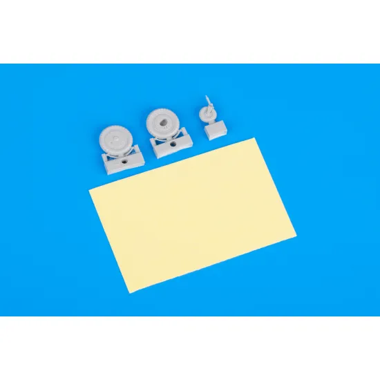 Eduard 648400 1/48 Bf 109G-6 wheels Brassin for Aircraft