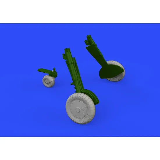 Eduard 648400 1/48 Bf 109G-6 wheels Brassin for Aircraft