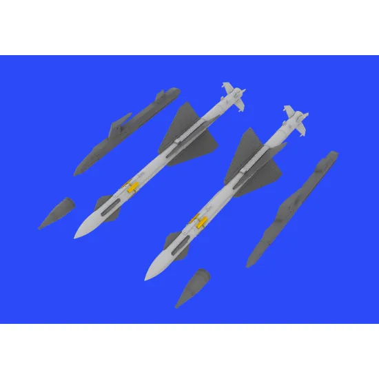 Eduard 648432 1/48 R-23R missiles for MiG-23 Brassin for Aircraft