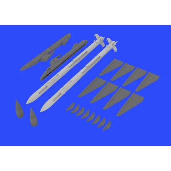 Eduard 648432 1/48 R-23R missiles for MiG-23 Brassin for Aircraft