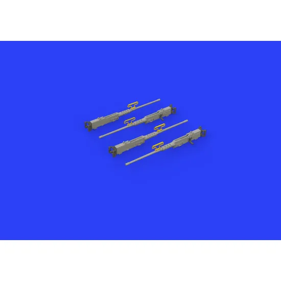 Eduard 648442 1/48 M2 Brownings w/handles Brassin for Aircraft