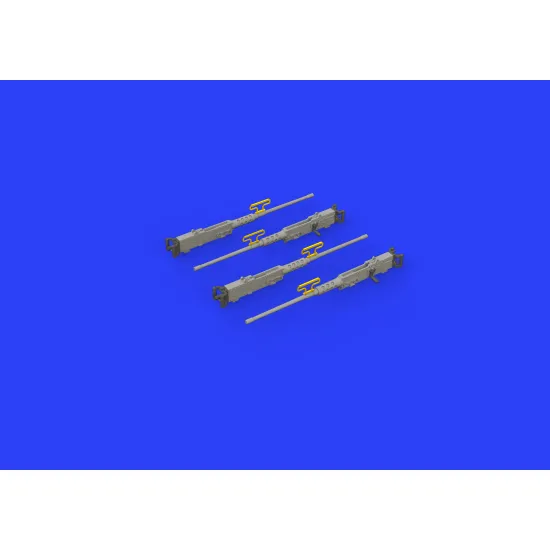 Eduard 648442 1/48 M2 Brownings w/handles Brassin for Aircraft
