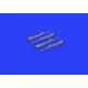 Eduard 648442 1/48 M2 Brownings w/handles Brassin for Aircraft