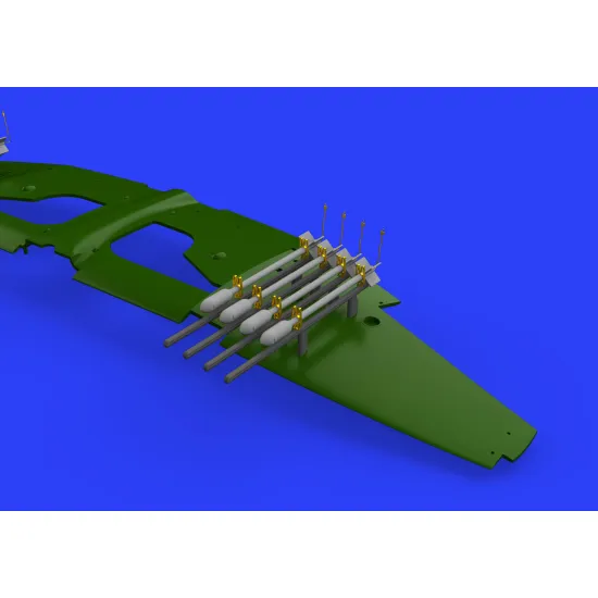 Eduard 648450 1/48 RP-3 60lb rockets for Tempest Mk.V Brassin for Aircraft