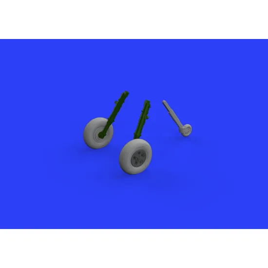 Eduard 648455 1/48 Spitfire Mk.I wheels Brassin for Aircraft