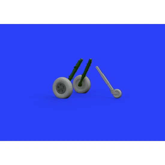 Eduard 648455 1/48 Spitfire Mk.I wheels Brassin for Aircraft