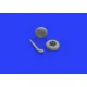 Eduard 648455 1/48 Spitfire Mk.I wheels Brassin for Aircraft