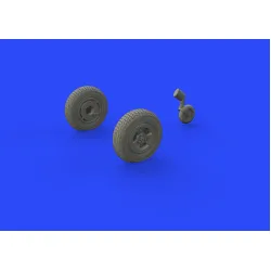 Eduard 648469 1/48 Spitfire Mk.XIV wheels - 3spoke Brassin for Aircraft