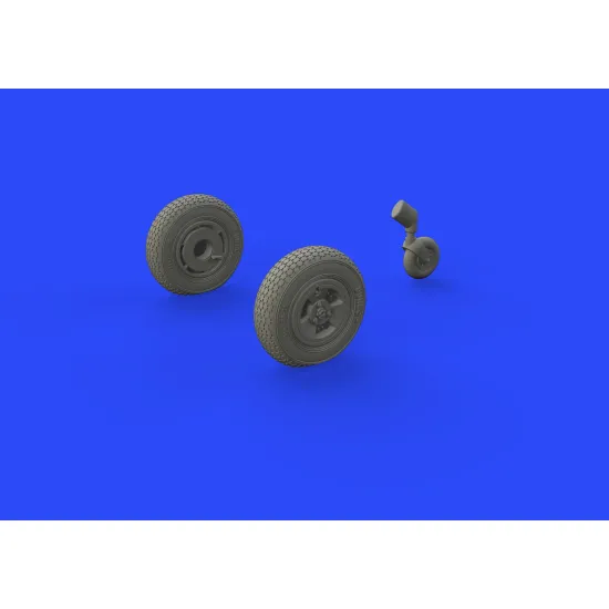 Eduard 648469 1/48 Spitfire Mk.XIV wheels - 3spoke Brassin for Aircraft