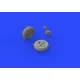 Eduard 648469 1/48 Spitfire Mk.XIV wheels - 3spoke Brassin for Aircraft