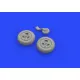 Eduard 648469 1/48 Spitfire Mk.XIV wheels - 3spoke Brassin for Aircraft
