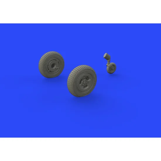 Eduard 648469 1/48 Spitfire Mk.XIV wheels - 3spoke Brassin for Aircraft