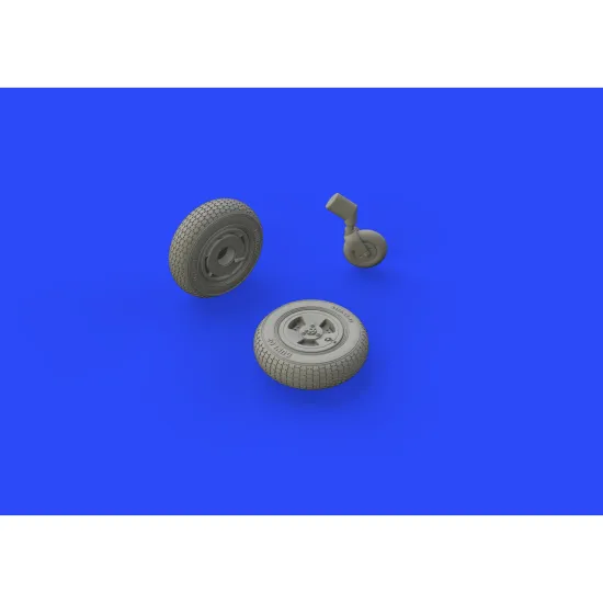 Eduard 648469 1/48 Spitfire Mk.XIV wheels - 3spoke Brassin for Aircraft