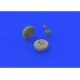 Eduard 648469 1/48 Spitfire Mk.XIV wheels - 3spoke Brassin for Aircraft