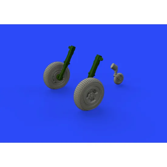 Eduard 648469 1/48 Spitfire Mk.XIV wheels - 3spoke Brassin for Aircraft