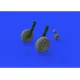 Eduard 648469 1/48 Spitfire Mk.XIV wheels - 3spoke Brassin for Aircraft