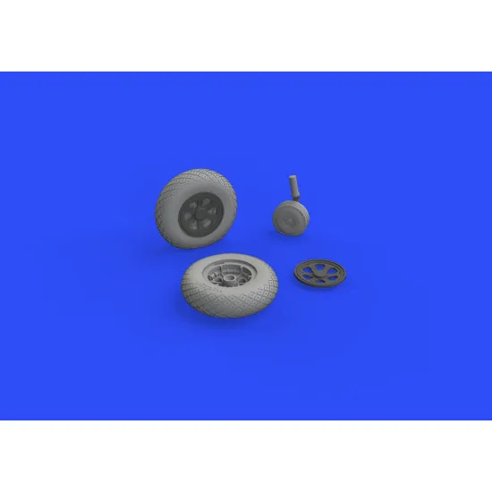 Eduard 648484 1/48 P-47D wheels Brassin for Aircraft