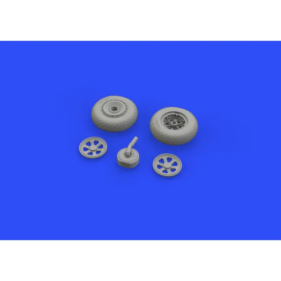 Eduard 648484 1/48 P-47D wheels Brassin for Aircraft