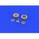Eduard 648484 1/48 P-47D wheels Brassin for Aircraft